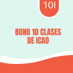 Bono 10 clases privadas Icao